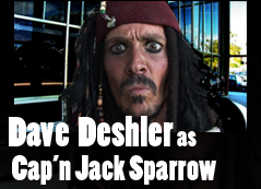 Dave Deshler as Cap'n Jack Sparrow!